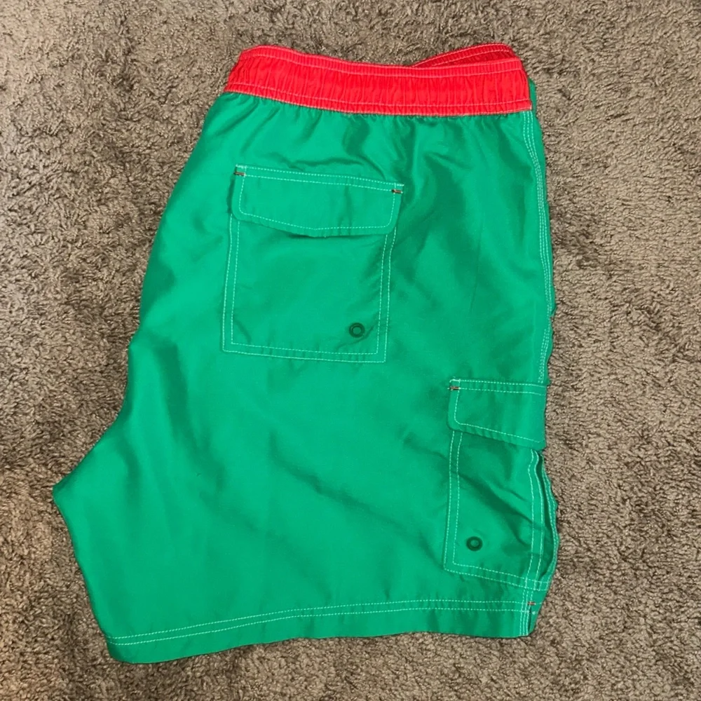 Boden Mens Green Swim Trunks‎ XXL